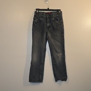 Tony Hawk Kids Dark Gray Jeans Distressed Skater